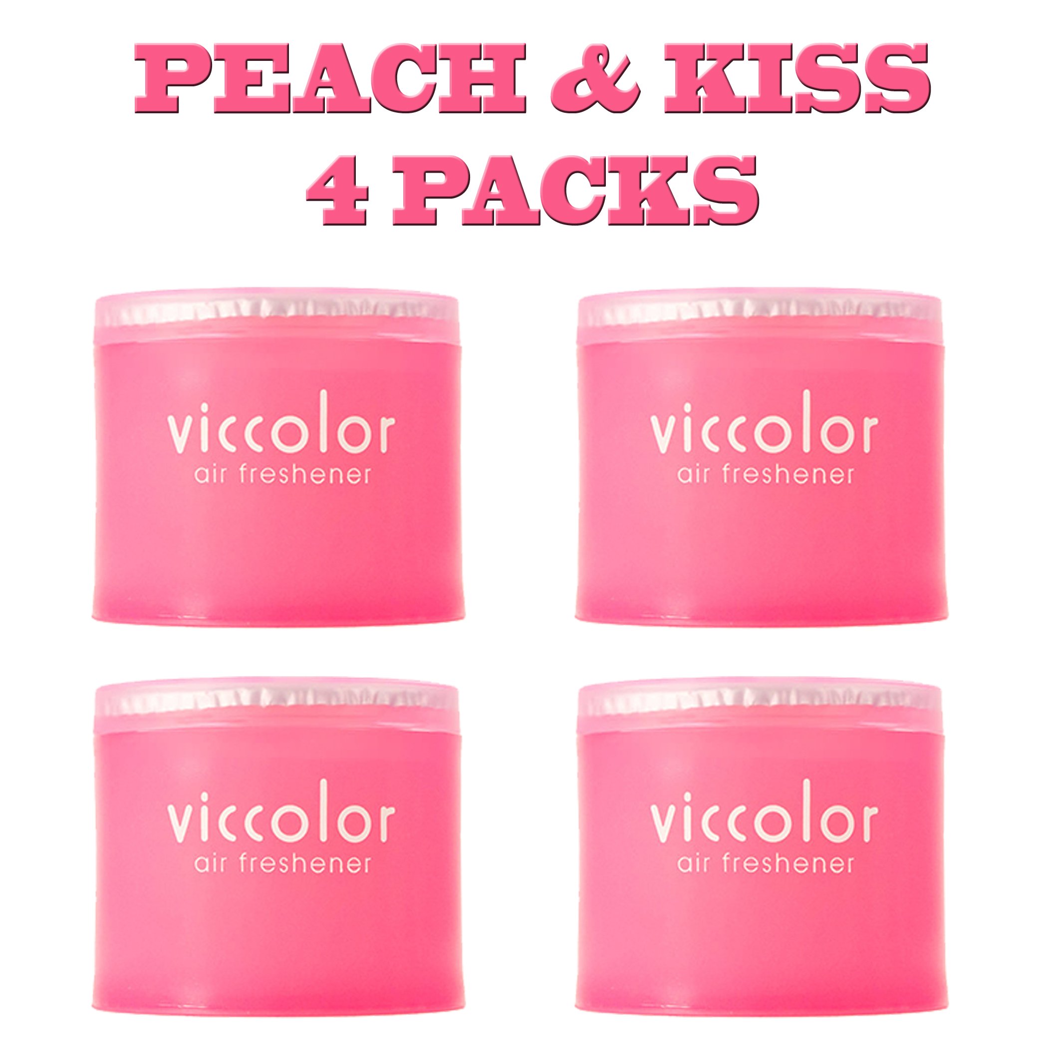 Amazon.com: 4-Pack Viccolor Peach & Kiss (Fresh Peach Scent with